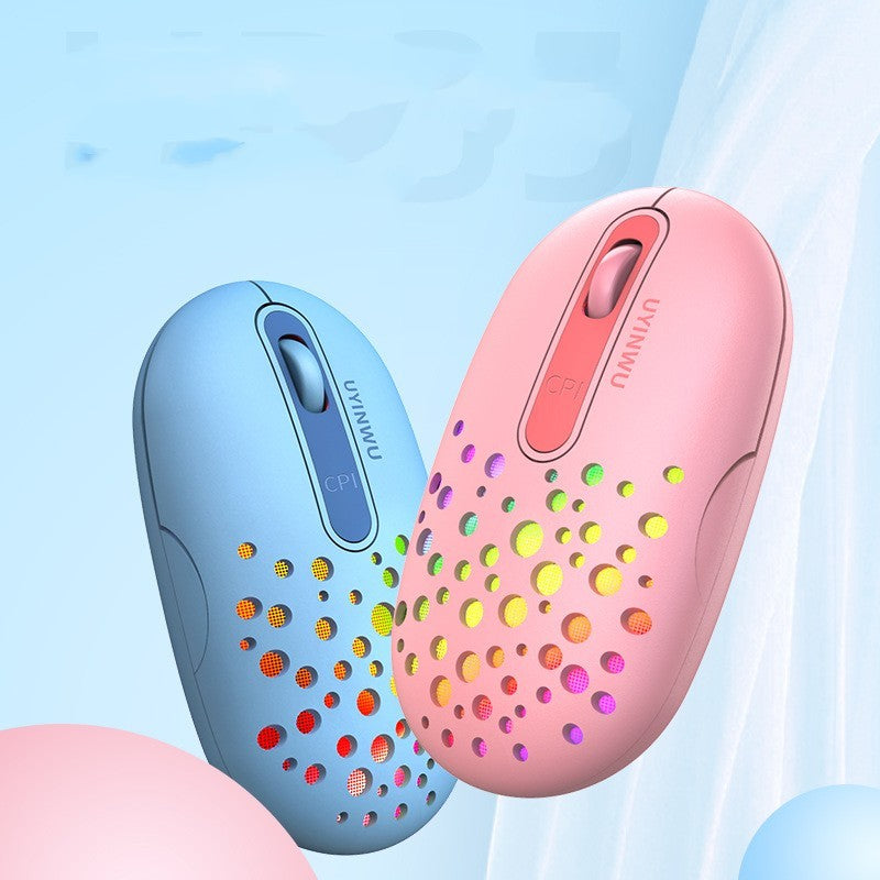 Three-mode Bluetooth 50 Charging RGB Luminous Mouse
