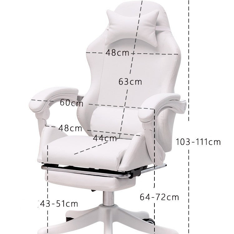 Live Broadcast Of Video Games In E-sports Dormitories Lift Reclining Computer Chair