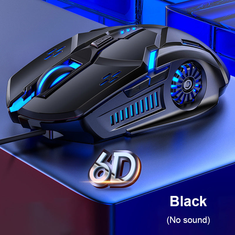 G5 Wired Gaming Mouse Colorful Backlight 6 Button Silent Mouse 4-Speed 3200 DPI RGB Gaming Mouse For Computer Laptop Mice