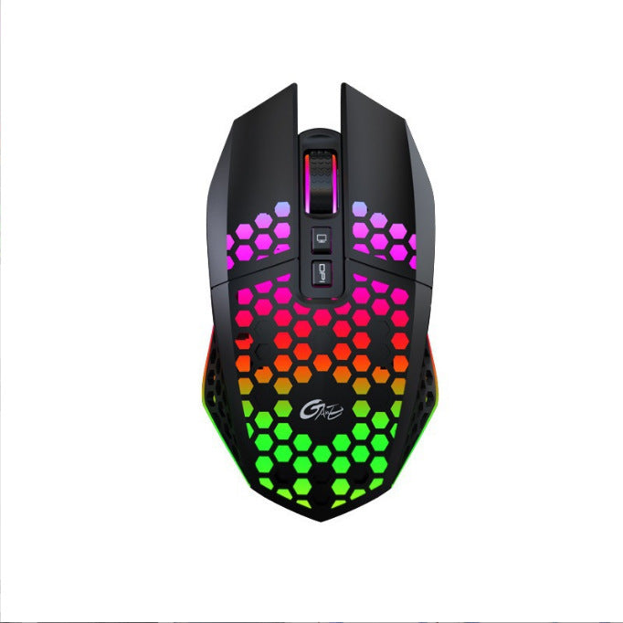 Wireless Silent Charging RGB Illuminated Mouse