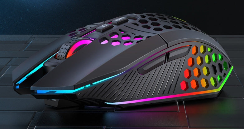 Wireless Silent Charging RGB Illuminated Mouse
