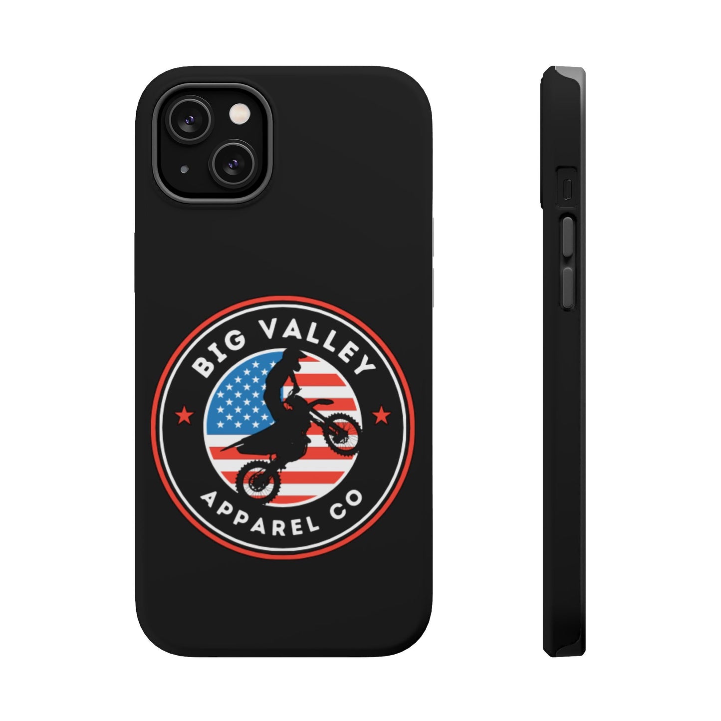 Big Valley American flag dirt biker phone case