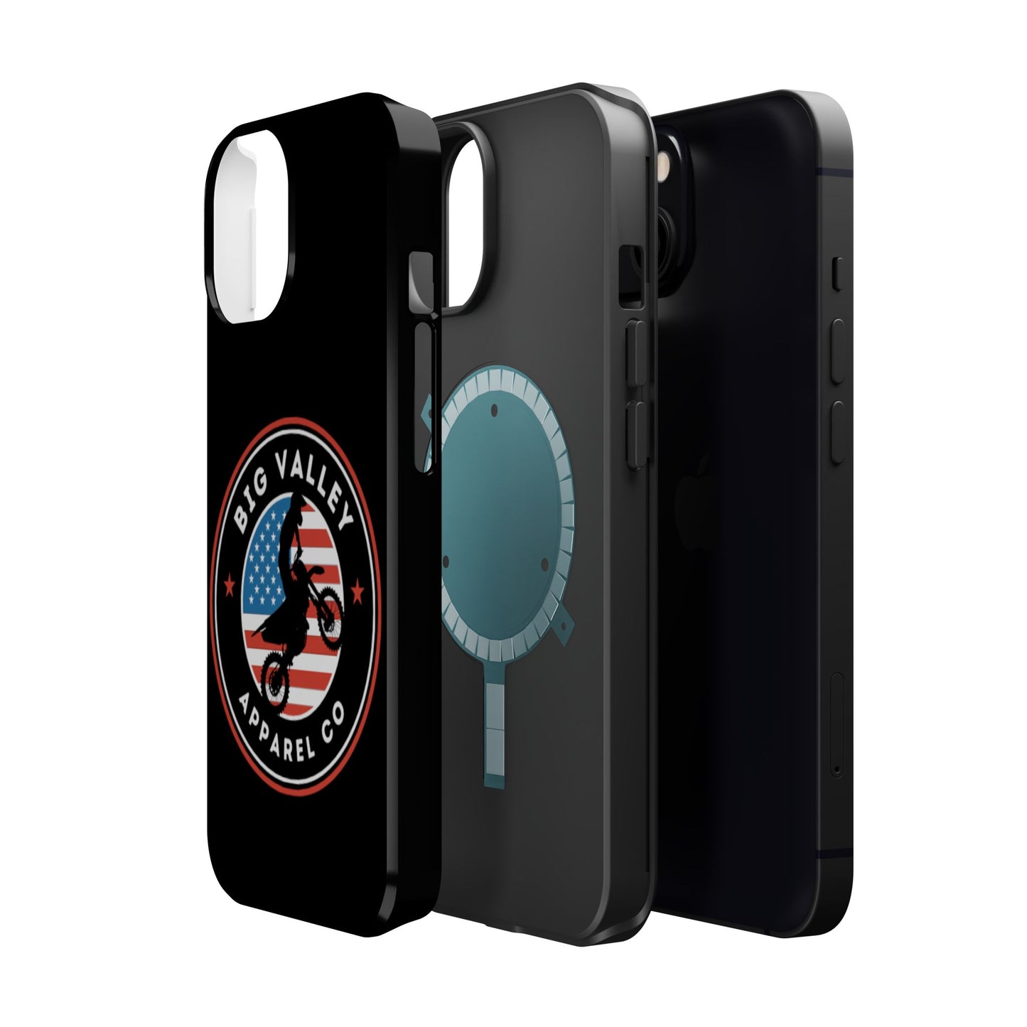 Big Valley American flag dirt biker phone case