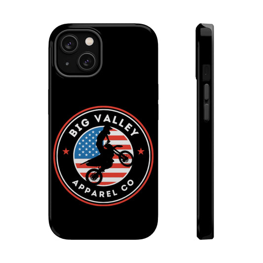 Big Valley American flag dirt biker phone case