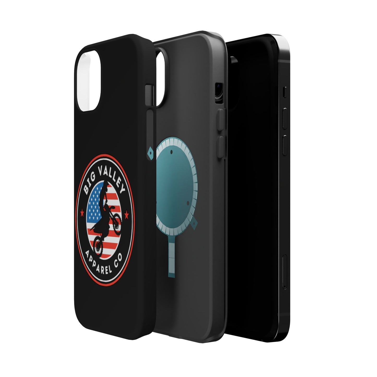 Big Valley American flag dirt biker phone case